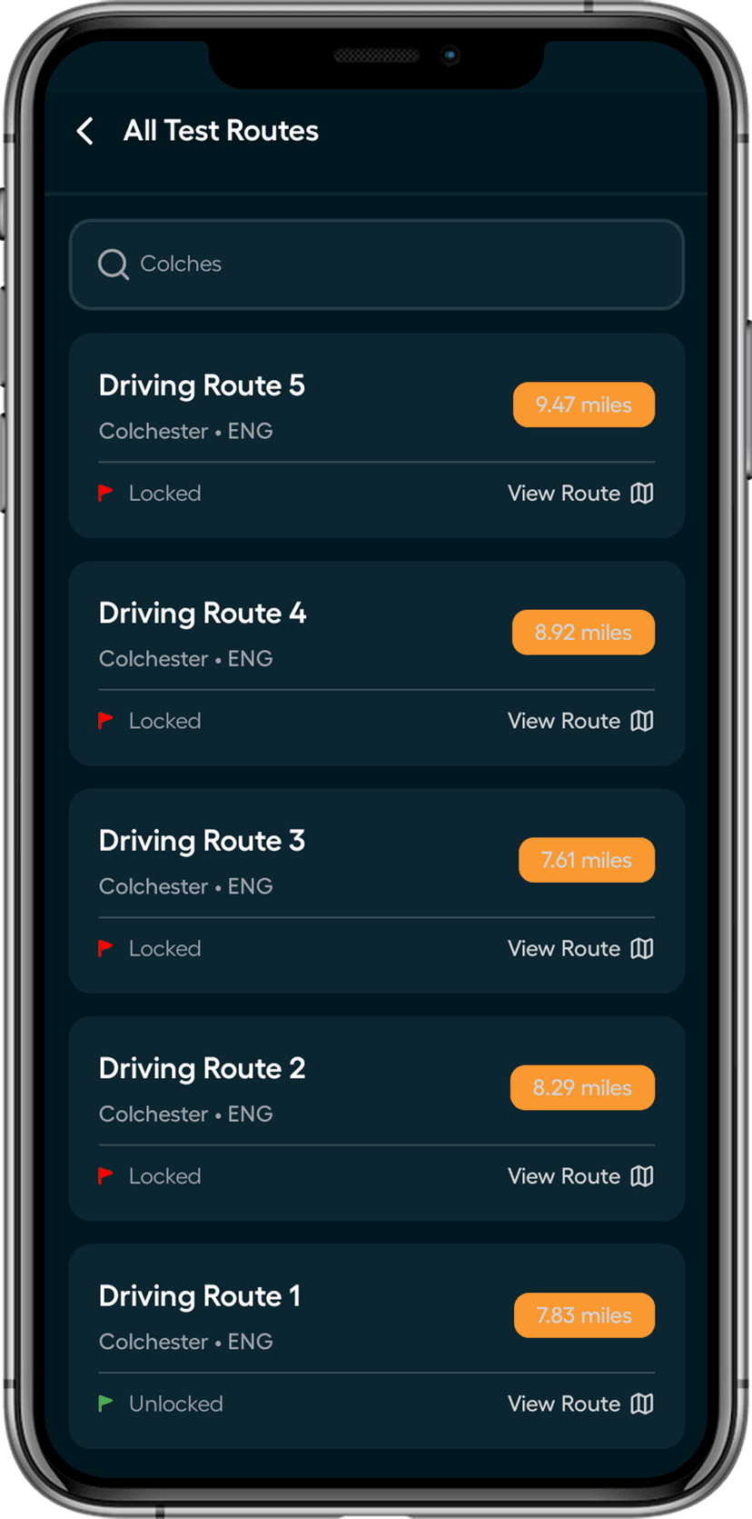 Discover and practice common test routes